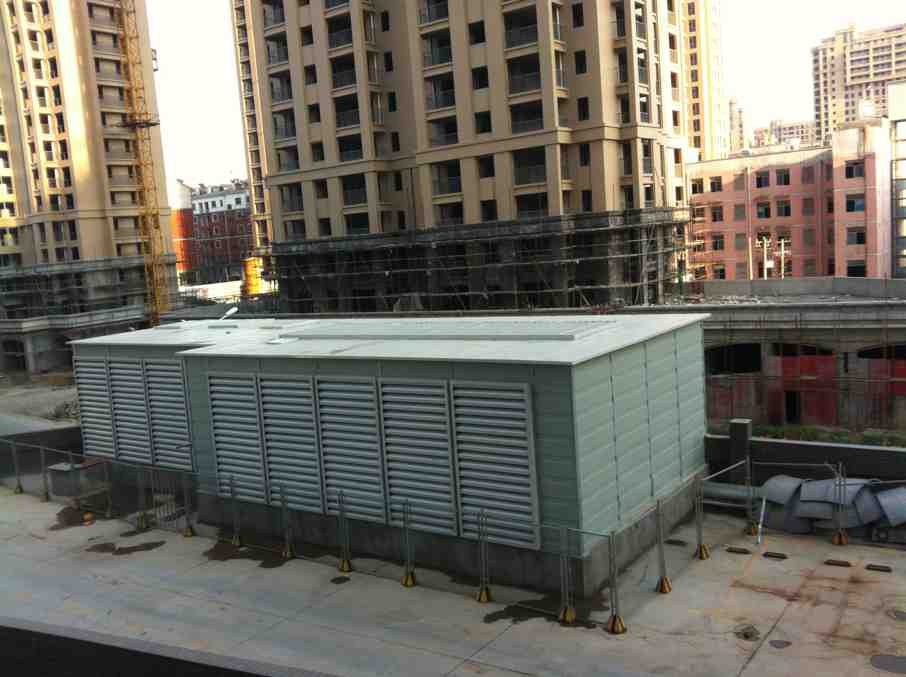 冷却塔隔声罩全景